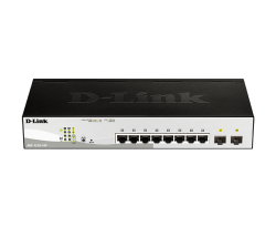 D-LINK DGS-1210-10P 8-port UTP 802.3af & 802.3at PoE 10/100/