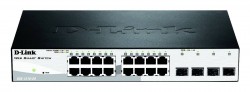 D-LINK DGS-1210-20 16-port UTP 10/100/1000Mbps, 4-port Gigab