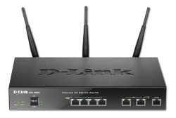 D-LINK DSR-1000 4-port Gigabit LAN, 2-port Gigabit WAN, 2-po
