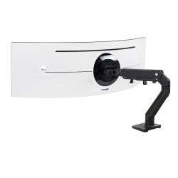 Ergotron 45-647-224 HX Desk Monitor Arm with HD Pivot, Matte