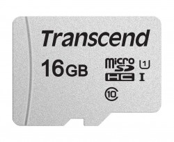 TRANSCEND TS16GUSD300S-A 16GB UHS-I U1 95MB/S MicroSD w/ Ada