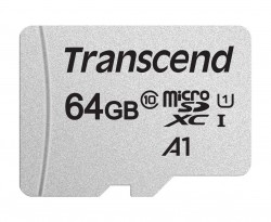 TRANSCEND TS64GUSD300S-A  64GB UHS-I U1 100MB/S MicroSD w/ A