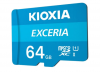 KIOXIA LMEX1L064GG2 EXCERIA CL10 UHS-I U1 R100 with adapter