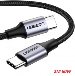 UGREEN US261-50152 USB C 2.0 to USB C Cable, 60W Type-C PD F