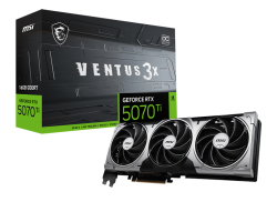 MSI RTX5070TI VENTUS 3X OC 16G D7 GAMING GRAPHICS CARD VC 81