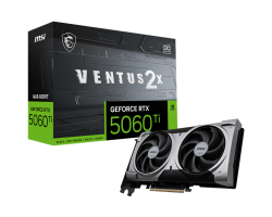 MSI RTX5060TI VENTUS X2 OC PLUS 16G D7 GAMING GRAPHICS CARD 