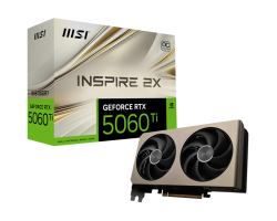 MSI RTX5060TI INSPIRE 2X OC 8G D7 GAMING GRAPHICS CARD VC 82