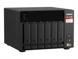 QNAP 6-bay NAS, AMD Ryzen V1000 series V1500B 4C/8T 2.2GHz, 
