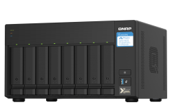 QNAP 9-bay NAS, AMD Ryzen V1500B 4C 8T 2.2GHz, 8GB  , 5 x 2.