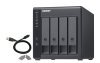 QNAP 4-bay 3.5" SATA HDD USB 3.0 type-C hardware RAID extern