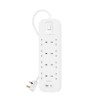 BELKIN 8 OUTLET SURGE PROTECTION STRIP W/USB A + C SRB003af2