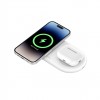 BELKIN Qi2 2-in-1 Wireless Charging Pad WHT WIZ021qcWH