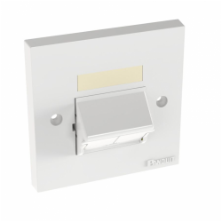 Panduit NKUKS2SAW Single Gang, 86mmx86mm, Sloped Shuttered F