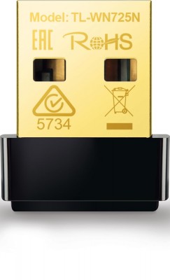 TP-LINK TL-WN725N  150Mbps Wi-Fi USB Adapter, Nano Size, USB