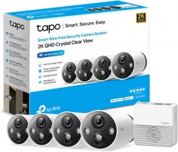 TP-LINK Tapo C420S4  Smart Wire-Free Security Camera, 4 Came