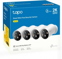 TP-LINK Tapo C425(4-pack) Smart Wire-Free Security Camera, 4