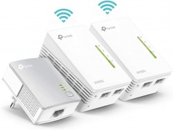 TP-LINK TL-WPA4220 KIT AV600 Powerline N300 Wi-Fi 3-pack Kit