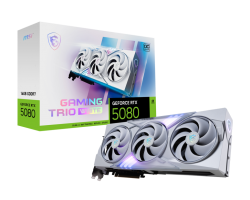 MSI RTX5080 GAMING TRIO OC 16G D7 GAMING GRAPHICS CARD - WHI