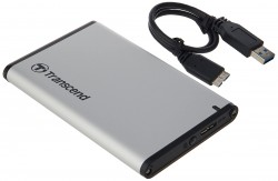 Transcend USB 3.1 StoreJet 25S3 Aluminum Enclosure for 2.5" 
