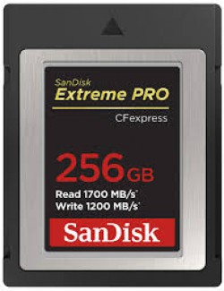 SanDisk Extreme PRO? CFexpress? Card Type B, SDCFE 256GB, 17