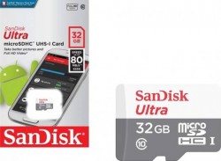 SanDisk SDSQUNR-032G-GN3MN  Ultra microSDHC, SQUNR 32GB, C10