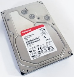 Toshiba 3.5 N300 PRO NAS HDD 6TB 7200rpm 256MB HDWG460AZSTB