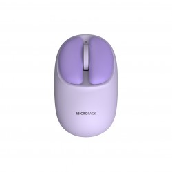MicroPack Lifestyle 2.4G + Bluetooth Wireless Mouse - Purple