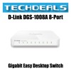 D-Link DGS-1008A 8-Port Gigabit Easy Desktop Switch