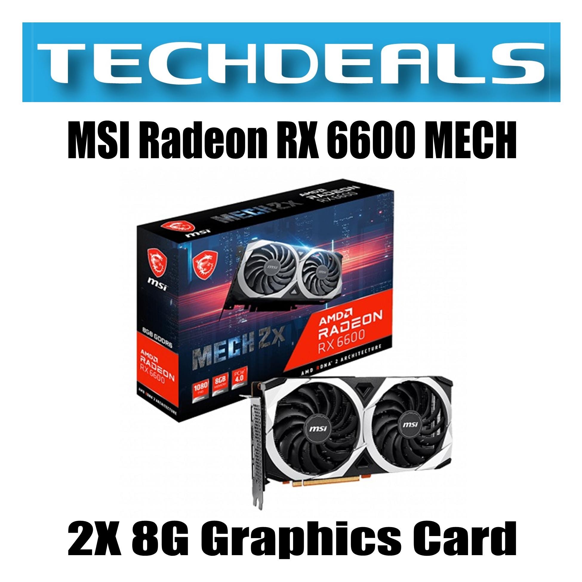 PC/タブレット PC周辺機器 MSI Radeon RX 6600 MECH 2X 8G Graphics Card