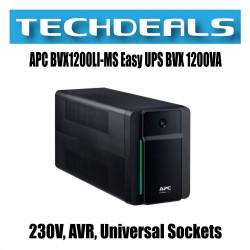 APC BVX1200LI-MS Easy UPS 1200VA,230V, AVR, Universal