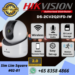 HIKVISION 2MP NETWORK PT CAMERA DS-2CV2Q21FD-IW