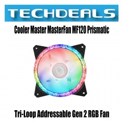 CM  MF120 Prismatic Tri-Loop Addressable Gen 2 RGB Fan