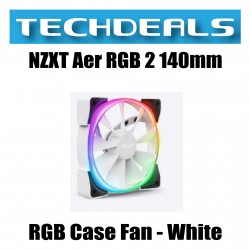 NZXT Aer RGB 2 140mm RGB Case Fan - White