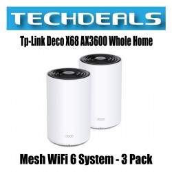 Tp-Link Deco X68 Whole Home Mesh WiFi 6 System - 3Pack