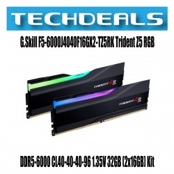 G.Skill  Trident Z5 RGB DDR5-6000 1.35V 32GB (2x16GB) Kit
