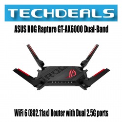 ASUS ROG Rapture GT-AX6000 Dual-Band WiFi 6 Router