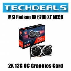 MSI Radeon RX 6700 XT MECH 2X 12G OC Graphics Card