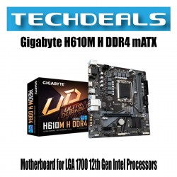 Gigabyte H610M H DDR4 mATX Motherboard