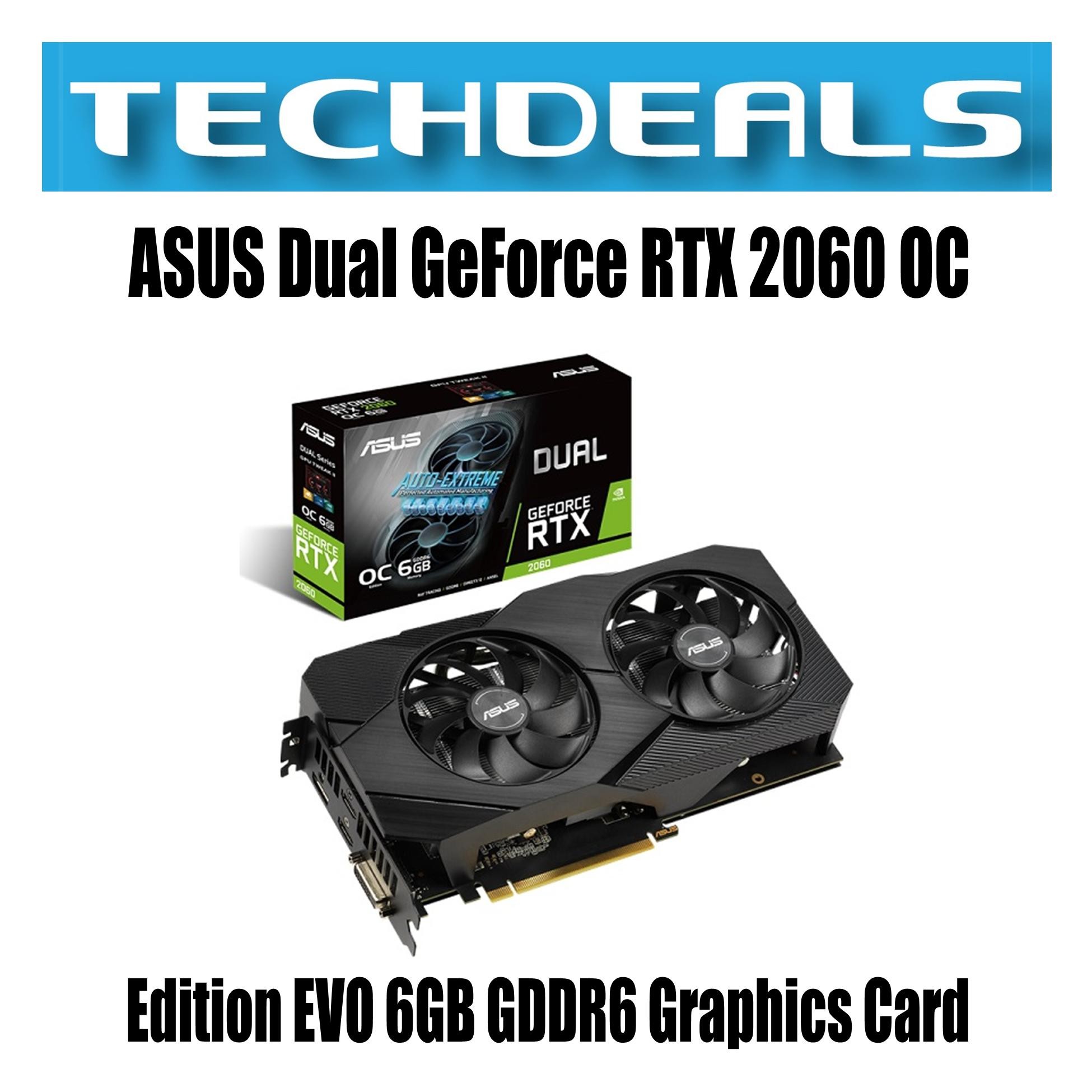 ASUS Dual GeForce RTX?2060 グラフィクスボード OC/6G/DDR6/2.5 slot