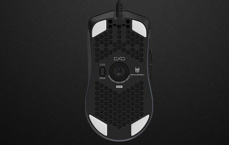 Tecware EXO L+ Wired 12K DPI RGB Gaming Mouse Black