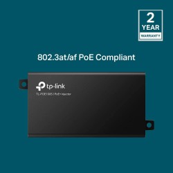 TP-LINK TL-PoE160S | 802.3at/af Gigabit PoE Injector