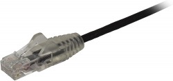 Startech.Com 10ft Black Snagless Slim Cat 6 Patch Cable