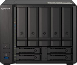 QNAP TS-h973AX-8G 9-Bay QuTS Hero NAS with 10GbE/2.5GbE