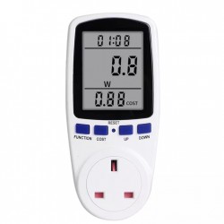 DIGITAL WATT METER UK PLUG