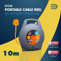 DAIYO DE308 10M CABLE REEL