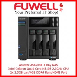 Asustor AS6704T 4 Bay NAS