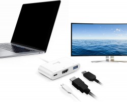 J5CREATE USB TYPE-C TO HDMI & USB 3.0 HUB WITH POWER DELIVER