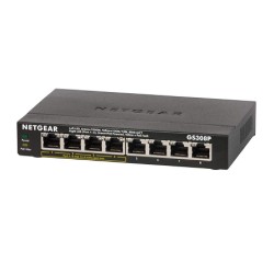 Netgear GS308P-100UKS 8 Port Gigabit Unmanaged PoE Desktop S