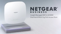 Netgear WAX615-100APS 1PT INSIGHT MANAGED WIFI6 AX3000