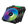 ARCTIC P12 PWM PST A-RGB (Black) - 3 Pack ACFAN00232A